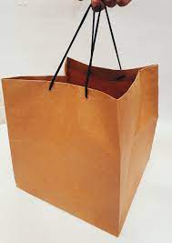 Paper bag for cake boxes